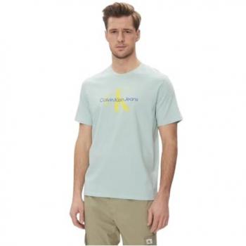 Calvin Jeans T-Shirt con Logo Uomo Grigio 30s
