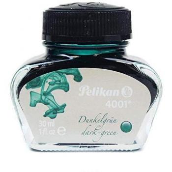 Pelikan Tinte 4001, verde scuro, 30 ml, in vetro, 300056