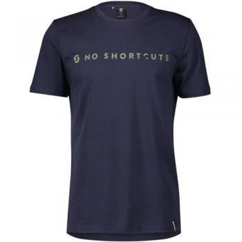 Scott Freizeit T-Shirt No Shortcuts blau S 2025