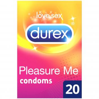 Durex Ribbed and Dotted Latex Pleasure Me Condoms