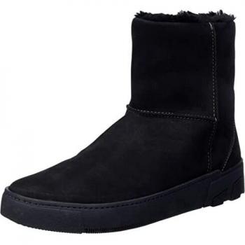 Ganter Giulietta-G Halbstiefel für Damen, Softnubuk, Lammfell, Weite G, 4-204172-0100