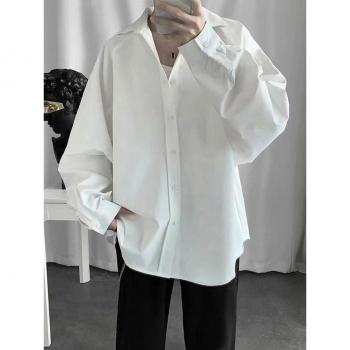 Männer Hemd Schwarz Langarm Übergröße 3XL Freizeit