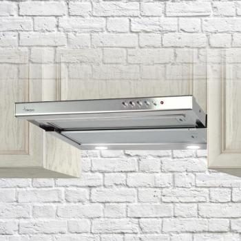 Akpo WK-7 Light Argenté – Hotte de Cuisine en Acier