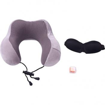 Lightweight Memory Foam Neck Pillow with 360-Degree Support