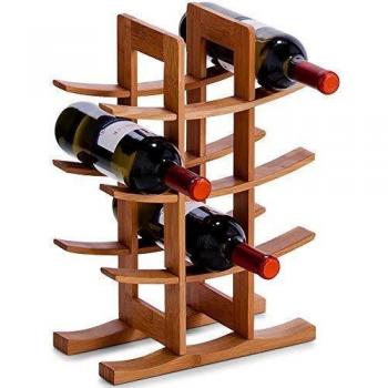 Zeller 13580 Weinregal aus Bambus