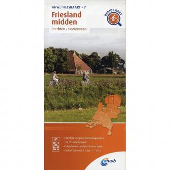 ANWB Regiokaart 7 Friesland midden
