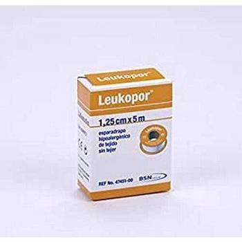 Leukopor Esparadrapo Hipoalergénico 1,25 cm x 5 m