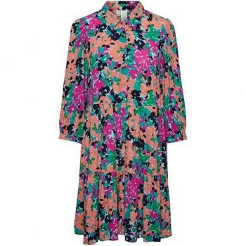 Y.A.S Midikleid 'Erika' mit floralem Muster