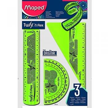 Maped Twist’n Flex Protractor and Ruler Pack