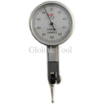 Indicateur de test mécanique 0-0.2 mm, 0.002 mm, 7 cadrans
