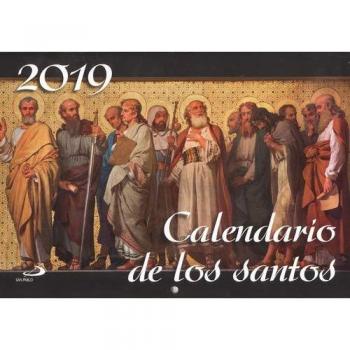 Calendario pared de los santos 2019