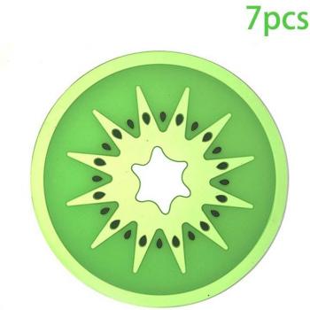 7pc Set Silicone Cup Mats