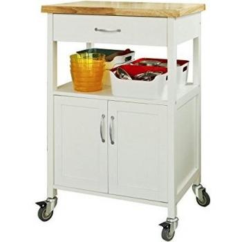 SoBuy Carrello Stampante FKW22‑WN Mobiletto con Ante