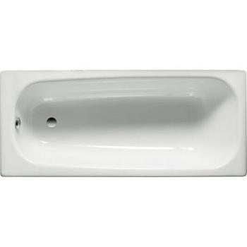 Baignoire avec pieds en acier blanc CONTESA 140x70 cm