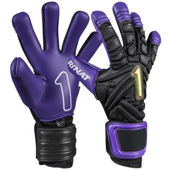 Rinat The Boss Pro Fußball-Handschuh für Torhüter – Schwarz/Lila, Größe 8