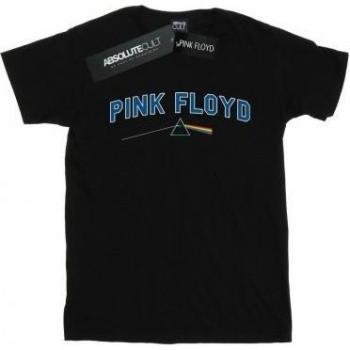 Pink Floyd Damen College Prism Baumwoll-Boyfriend-T-Shirt Größe XL schwarz