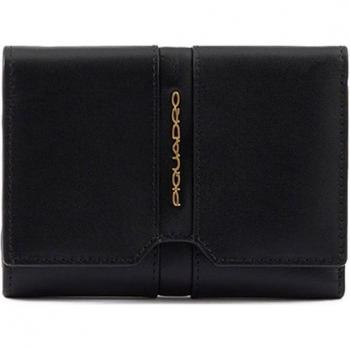 Damen Geldbörse Piquadro Schwarz