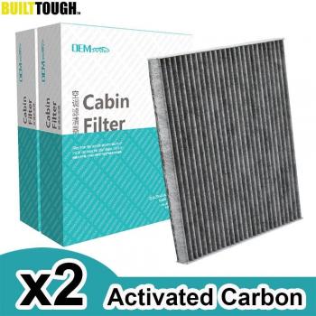 Filtro de aire acondicionado carbón activado para Hyundai Grand Santa Fe DM y Sonata YF, Kia K5, 2 uds