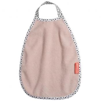 Babero Pullover Rosa con Diseño de Dots