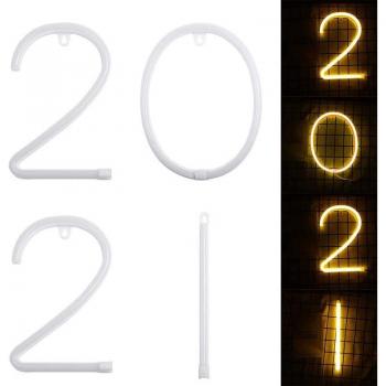 Luz de neón para celebraciones y decoraciones anuales