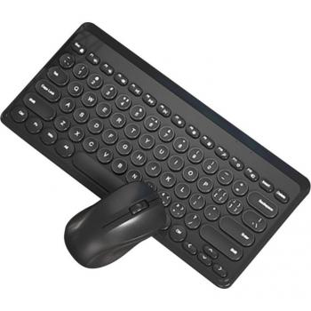 Ultra Thin Full Size Keyboard with Number Pad and Silent Click Mouse for MacOS