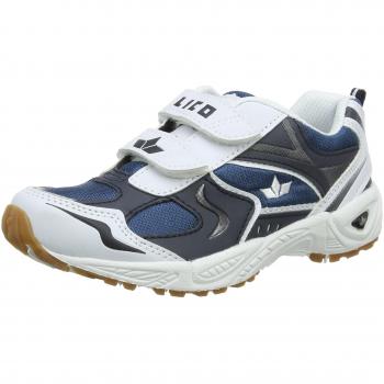 Lico Unisex Bob V Hallenschuhe für Kinder, Weiß Marine, 26 EU