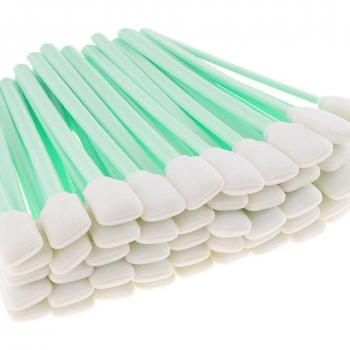 Tampon Lavage Mousse Bâton – 100 pièces – Imprimante à Solvant Grand Format (Roland/Epson/Mimaki/Mutoh)