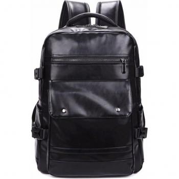 Mochila retro de PU suave para uso diario