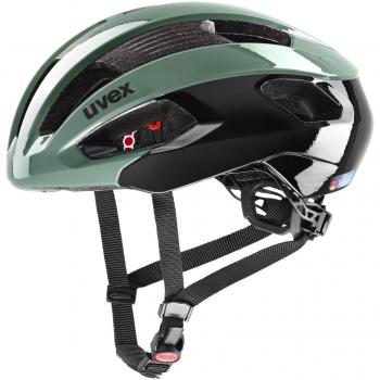 Uvex Rise Casco da ciclismo verde e nero
