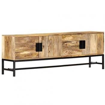 Tv Cabinet 140x30x50 cm Solid Mango Wood Vidaxl
