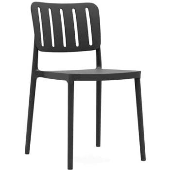 Sedia Rebecca Athel 82x42x53 Polipropilene Nero Design