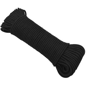 100 m Black Polypropylene Boat Rope 4 mm