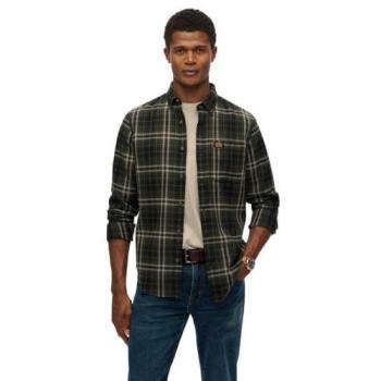 Chemise Casual Superdry Homme Vert L