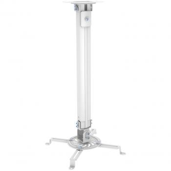 PureMounts Deckenhalterung für Beamer, schwenkbar, Deckenabstand 545-900mm, Tragkraft 13,5kg