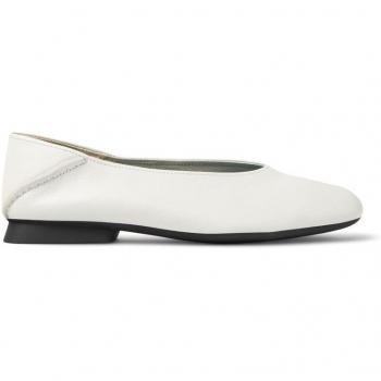 Ballerine in pelle liscia bianca Camper Casi Myra