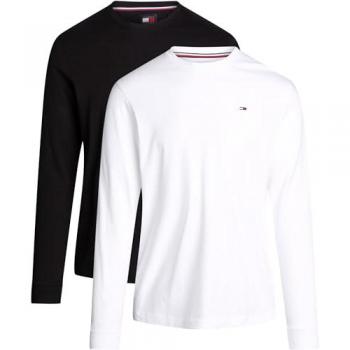 Tommy Jeans Slim Fit Langarmshirts im Doppelpack