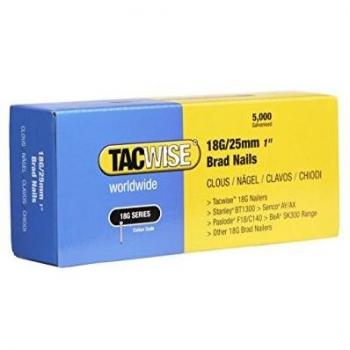 Tacwise TAC0396 18 Gauge 25mm Brad Nails (Pack 5000)