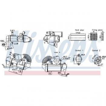 Radiateur de réaspiration NISSENS 989494