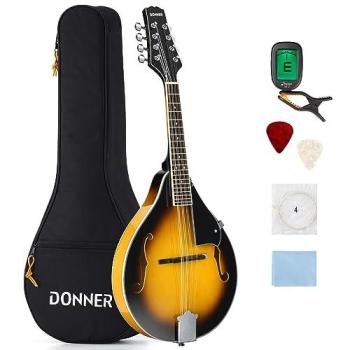 Beginner Mandoline 8‑snaren Sunburst – Donnergloed