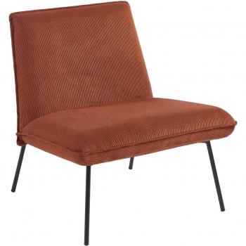 Fauteuil POLA terracotta