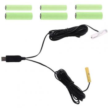 Cable Eliminador 6V AA/AAA USB Fuente 4 Pez