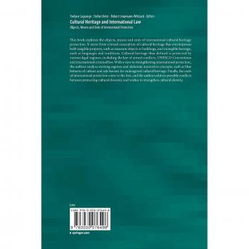 Cultural Heritage and International Law