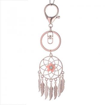 Pure Metal Dreamcatcher Keychain for Girls