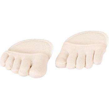 Open Toe Heelless Women's Socks with Silicone Anti-Slip Lining