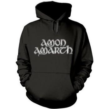 Felpa Amon Amarth XXL con Cappuccio Nero
