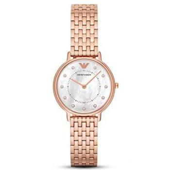 Emporio Armani Ladies' Quartz Watch with Stainless Steel Strap AR11006