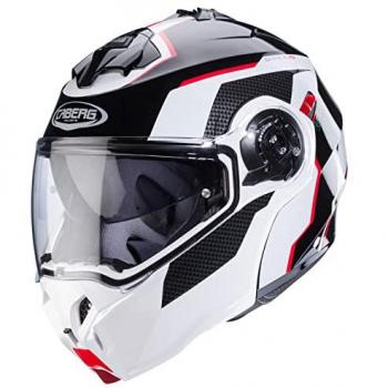 Caberg Duke Evo Move Casque Moto Noir Blanc Rouge M