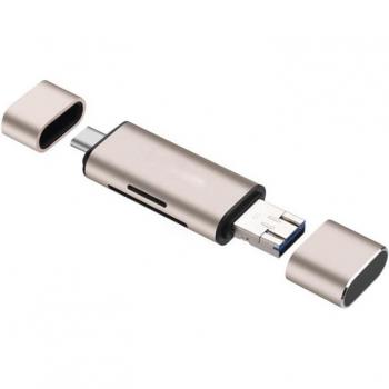 Adaptador Tipo C/USB/Micro-USB 5 en 1 con Lector de TF y USB Hembra