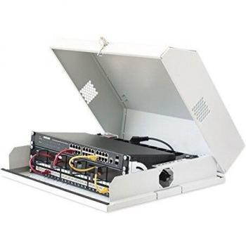 Techly Professional 105070 Armadio a Muro 19 Flat 9 unità Bianco RAL9016