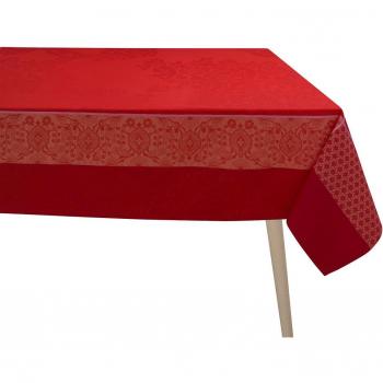 Nappe en coton antimanchas coquelicot 175 x 320 Le Jacquard Français